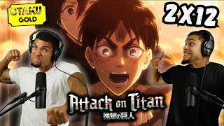 NO WAYYY  Attack On Titan  2x12 REACTION SEASON FINALE [upl. by Stouffer]