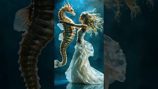 The woman fuses with a Seahorse on AGT americagottelent magic fusion miracle [upl. by Prevot]