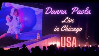 DANNA PAOLA  USA Concert in Chicago 2023 [upl. by Ellerrehs]