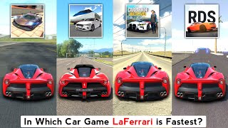 LaFerrari Top Speed in Extreme Car 3D Driving Class Real Driving School Car Parking Multiplayer [upl. by Brenda]