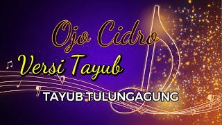 OJO CIDRO  KARAOKE  VERSI TAYUB  TAYUB TULUNGAGUNG karaoke cover tayubterob [upl. by Maddox]