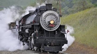 SP 2472  Steam on the Niles Canyon Railway  March 3031 2013 [upl. by Naam]