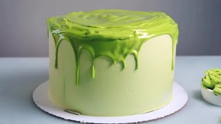 Green Tea Matcha Cake  Infused Matcha Flavour Cake  Nyam Nyam [upl. by Ajiak533]