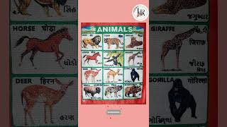 Animals  LKG Kids English   jayarajput [upl. by Damalus]