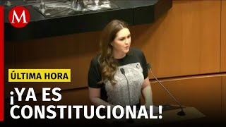 Senado de la República declara constitucional la reforma al Poder Judicial [upl. by Nilecoj]