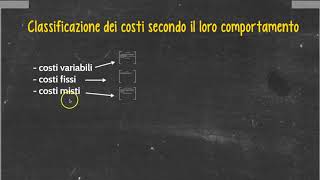 PeC  classificazione dei costi secondo il loro comportamento 9 [upl. by Ahar]