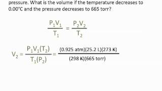 Pressure Volume and Temperature Relationships  Chemistry Tutorial [upl. by Eugenie]