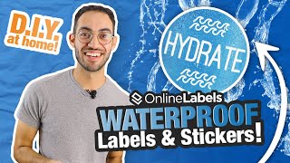 How To Waterproof Labels at Home  All Our Weatherproof Materials  OnlineLabels [upl. by Esirrehc]