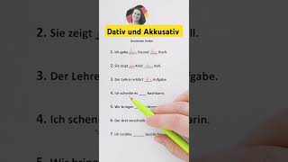 Dativ und Akkusativ  Bestimmte Artikel  Learn German  German for beginners [upl. by Schonfeld]