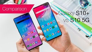 Samsung Galaxy S10 Plus vs S10 5G [upl. by Ojytteb]