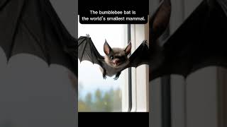 Worlds smallest mammal 😲😲  So cute 😚❤️facts animalshorts bats cute kawaii mammalmonday [upl. by Lillis]