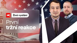 První tržní reakce na volby v USA [upl. by Adnalu815]