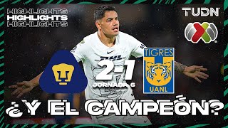 Resumen y goles  Pumas 21 TigresHighlights  AP2023J6  Liga Mx  TUDN [upl. by Blynn765]