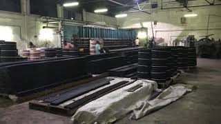 Precured Tread Rubber Press 40ft Length Manufactured by PCI INDIA 🇮🇳 Watsapp 919567926460 [upl. by Itnaihc33]