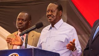 LIVE Raila Odinga finally exposing President Rutos mega oil corruption scandal [upl. by Anizor]