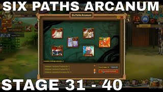 SIX PATHS ARCANUM STAGE 31  40 ► Unlimited Ninja Ninja Classic  Anime Ninja  Ninja World Online [upl. by Mij]