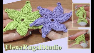 CROCHET STAR Flower [upl. by Ofilia932]