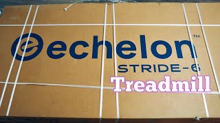 Echelon Stride 6 Treadmill Unboxing amp Setup [upl. by Kelwin280]