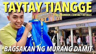 PINAKAMURANG BILIHAN AT BAGSAK PRESYONG DAMIT SA TAYTAY RIZAL  TAYTAY TIANGGE  TAYTAY TIANGGE 2024 [upl. by Louis173]