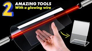 2 AMAZING projects DIY which use a glowing wire [upl. by Lonnie]