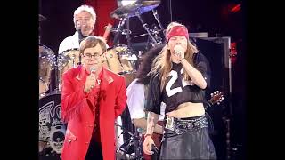 Queen Elton John amp Axl Rose  Bohemian Rhapsody Freddie Mercury Tribute Concert 4K 60FPS [upl. by Croydon]