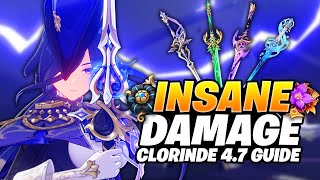 CLORINDE IS CRAZY Clorinde Build amp Guide  Best Artifacts Weapons amp Teams  Genshin Impact 47 [upl. by Sidoeht555]