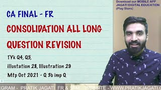 Consolidation All Big Question revision in 125 Hours  16 Marks  5 Long Questions  Ind As 110 [upl. by Odrahcir]