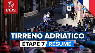 TirrenoAdriatico 2022 Etape 7 Résumé [upl. by Vaientina]