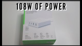 Belkin 108W  Boost Charge Pro 4 Port GaN Charger  Unboxing Review [upl. by Berke]