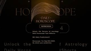 Discover Your Future on Sep 13 2024 with Vedic Astrology amp Horoscope [upl. by Fayola]