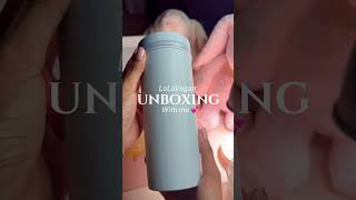 🫶🏻💛💜 unboxing lolovegan vitaglow vegan skincare youtubeshorts shortsvideo ambassador [upl. by Jeffcott]