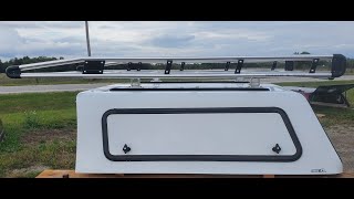 used Cab high ARE VSeries Fiberglass truck camper shell for sale Fits 21 Ford F150 55 foot bed [upl. by Iorgo552]