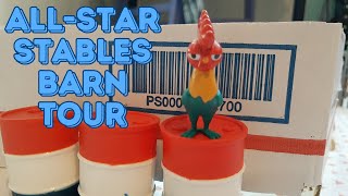 All Star Stables Barn Tour Schleich horses [upl. by Nylirahs460]