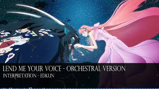 Lend me your voice  Belle Orchestral Version  Instrumental [upl. by Hanschen]