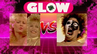 GLOW Wrestling Tulsa and Babe vs Big Bad Mama [upl. by Hilda]