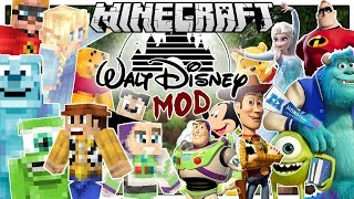 Minecraft  DISNEY MOD [upl. by Nannarb]