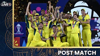 Cricbuzz Live Heartbreak for India Australia win their 6th ODI WorldCup [upl. by Forester418]