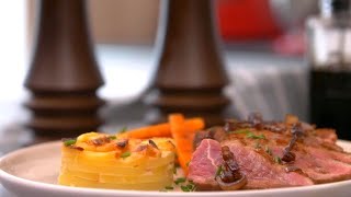 Magret de canard au miel et vinaigre balsamique [upl. by Ardiedak]