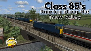 Train Simulator Classic Class 85s  Roaring along the Trent Valley [upl. by Elgna]