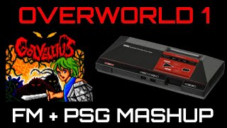 Golvellius Overworld 1 Master System FM  PSG Mashup [upl. by Yelroc510]