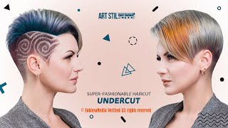 Undercut Hair Tattoo For Women [upl. by Orvie]