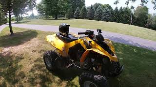 CanAm Ds 250 top speed [upl. by Enetsirhc144]