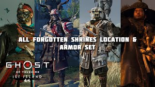 GHOST OF TSUSHIMA IKI ISLAND DLC  How to Unlock All Forgotten Shrine Wind Shrines [upl. by Lemay]