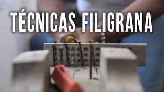 TECNICAS DE LA FILIGRANA [upl. by Airdnahc]