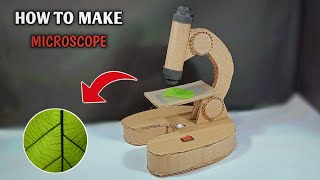 How To Make Microscope With Cardboard [upl. by Gad]