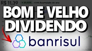 BRSR6 BANRISUL MANTÉM 67 DE DIVIDENDOS POR AÇÃO AO ANO EM 2024 VALE A PENA INVESTIR EM BRSR6 [upl. by Ringe]