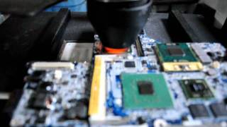 IR BGA reflow of a Dell D620 Intel laptop with a Nvidia G86620A2 chip to fix a no video issue [upl. by Eimiaj386]