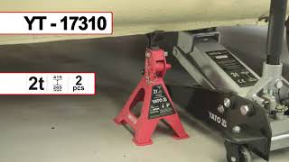 YATO YT17211 HYDRAULIC FLOOR JACK [upl. by Ainot830]