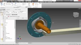 Autodesk Inventor  Advanced Assemblies Tutorial  Motion And Translational Constraints [upl. by Lemay]