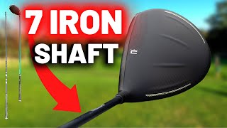 Cutting my BRAND NEW COBRA Driver To 7 IRON LENGTH SHOCKING RESULTS [upl. by Gram796]